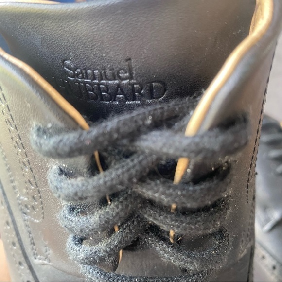 Samuel Hubbard Tipping Point Black Leather Wingtip Oxford Shoes Vibram Sole 10 main image 6